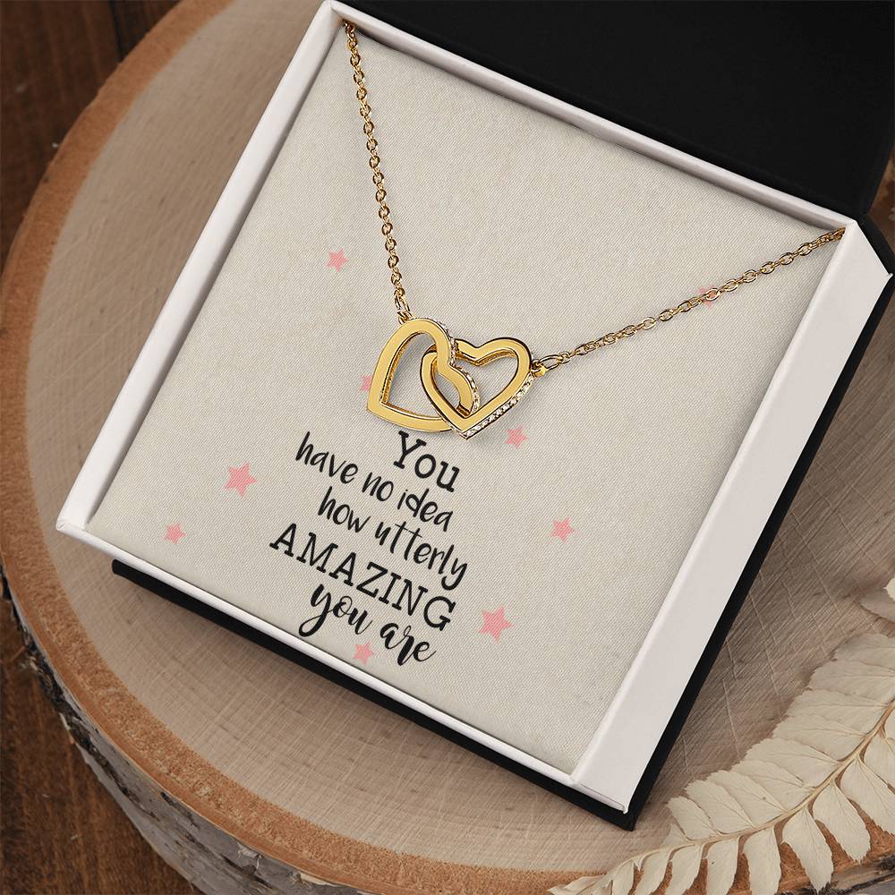 You Have No Idea Soul Sister Interlocking Heart Necklace Best Friend Gift Bff Gift Interlocking Hearts Necklace