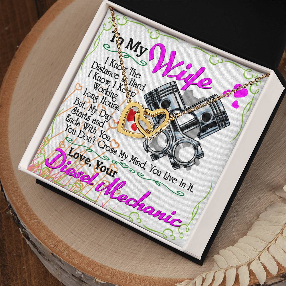 Diesel Mechanic'S Wife - Interlocking Heart Necklace Interlocking Hearts Necklace