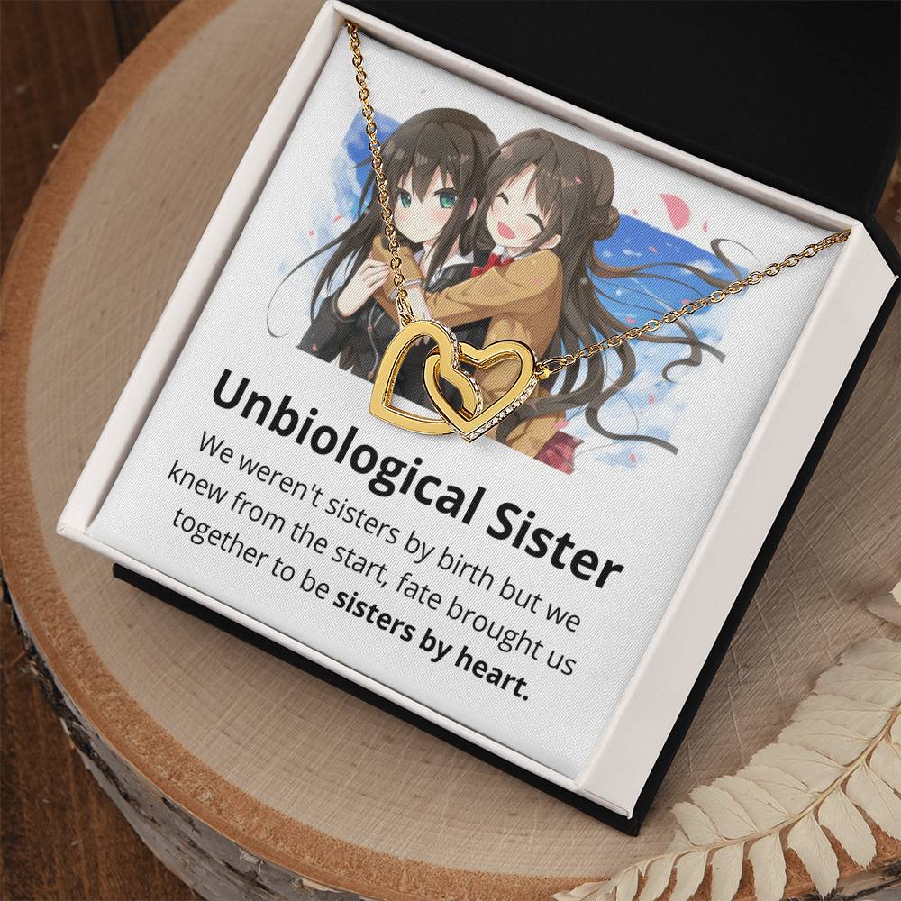 Sisters By Heart - Necklace Interlocking Hearts Necklace