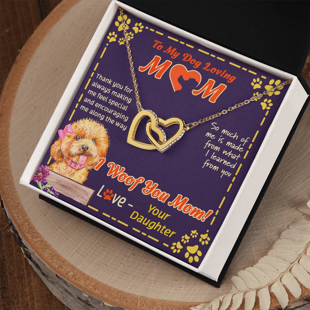 To My Mom - You Are Special - Necklace Interlocking Hearts Necklace