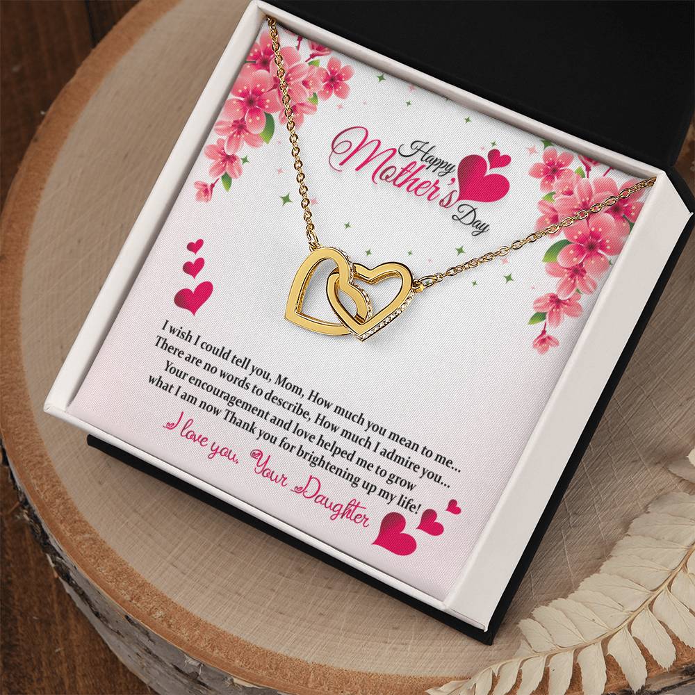 Interlocked Heart Neckless - Mother'S Day Interlocking Hearts Necklace