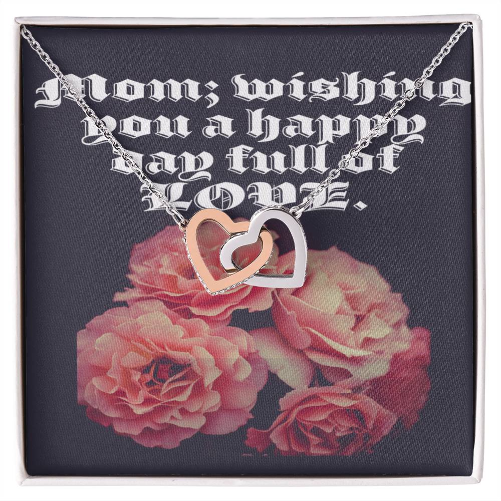 Happy Mother'S Dayike Mens Production Interlocking Hearts Necklace