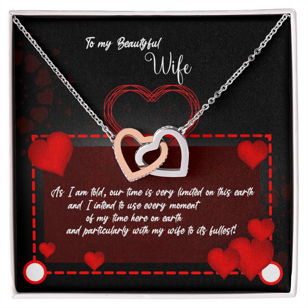 Best Gift For Her Best Necklace For Wife Best Valentine Gift For Wife Anniversary Necklace Interlocking Hearts Necklace