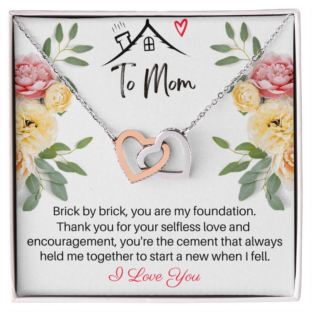 Perfect Necklace For Mom On Any Occasion Interlocking Hearts Necklace