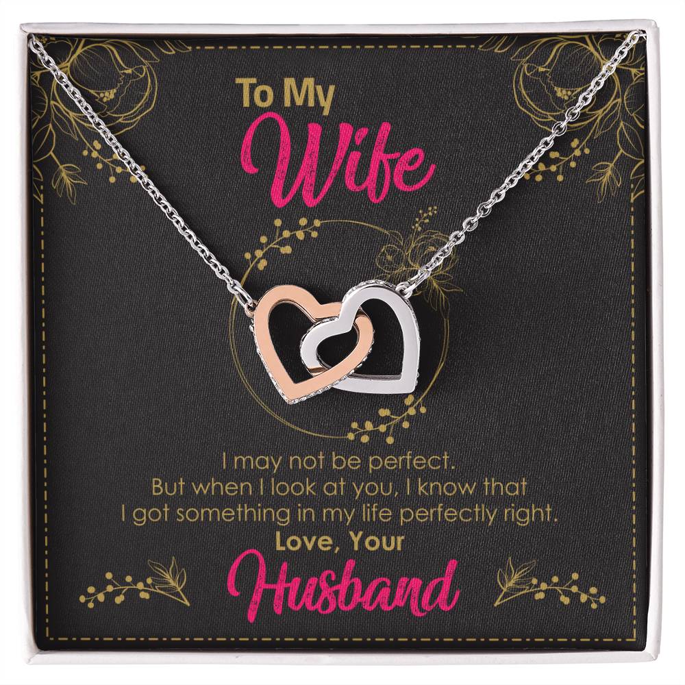 Perfectly Right Wife! Exclusive Necklace! Interlocking Hearts Necklace