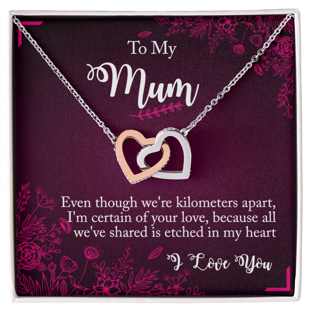 Sdgsga Interlocking Hearts Necklace