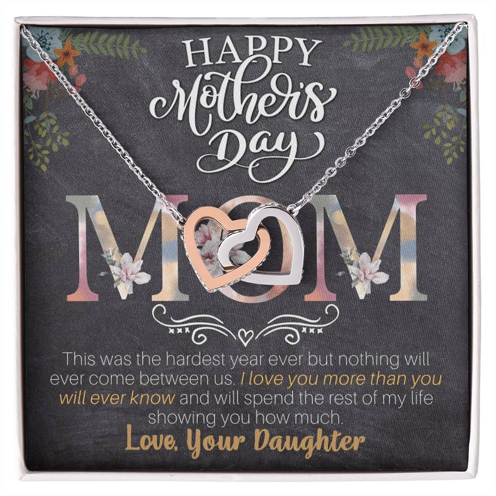 Best Mother'S Day Interlock Necklace Interlocking Hearts Necklace