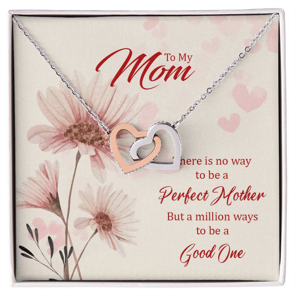 Gift For Mom - Perfect Mother - The Interlocking Heart Necklace Interlocking Hearts Necklace