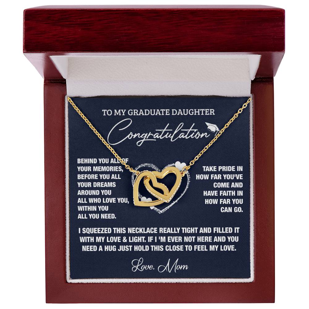 All Of Your Memories Interlocking Hearts Necklace