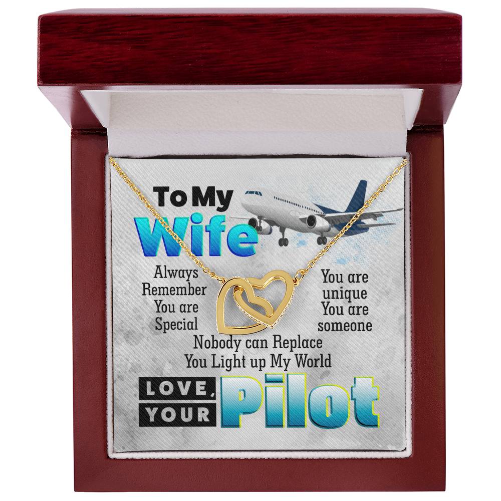 Pilot'S Wife - Interlocking Heart Necklace Interlocking Hearts Necklace