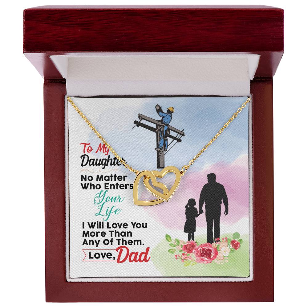 Lineman'S Daughter - Interlocking Heart Necklace Interlocking Hearts Necklace