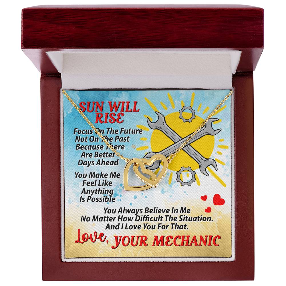 Mechanic'S Wife - Interlocking Heart Necklace Interlocking Hearts Necklace