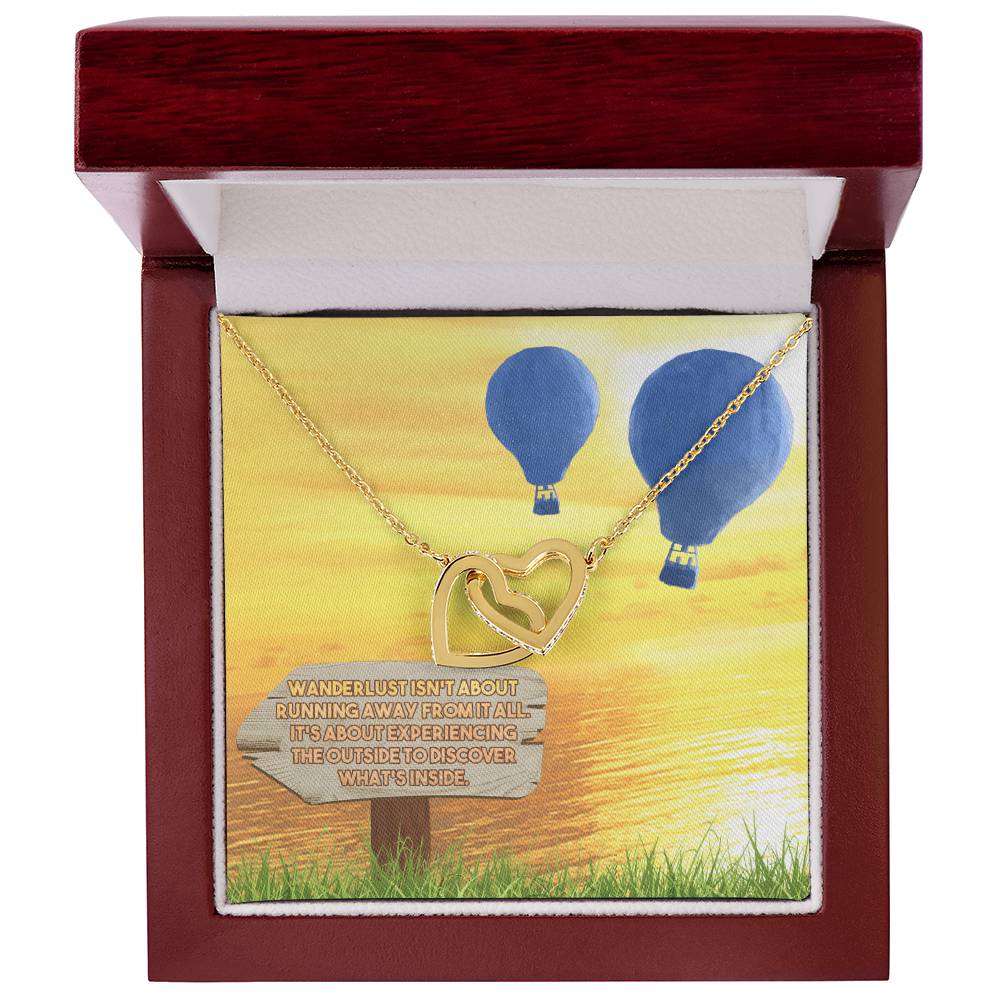 To My Boyfriend'S Mom Necklace Mother In Law Jewelry Gift For Christmas Birthday & Mother'S Day Message Card To Boyfriend Mother Interlocking Hearts Necklace