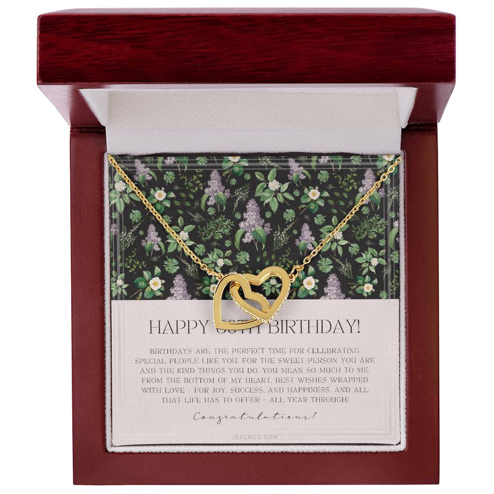 30Th Birthday Gifts For Women Necklace For Her 3 Decade Jewelry 30 Years Old 30Th Birthday Gift Necklace Jewelry Gift For Her Interlocking Hearts Necklace