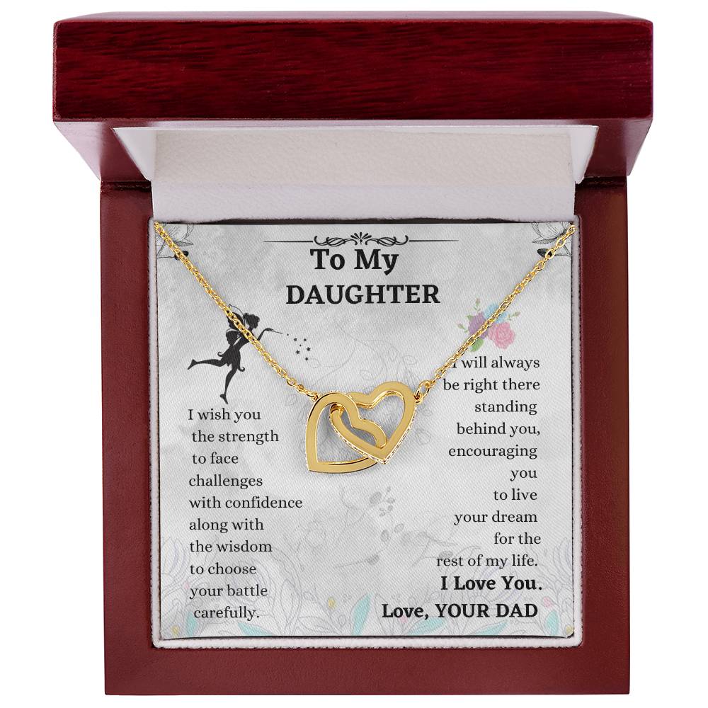 TO0951~1 Interlocking Hearts Necklace