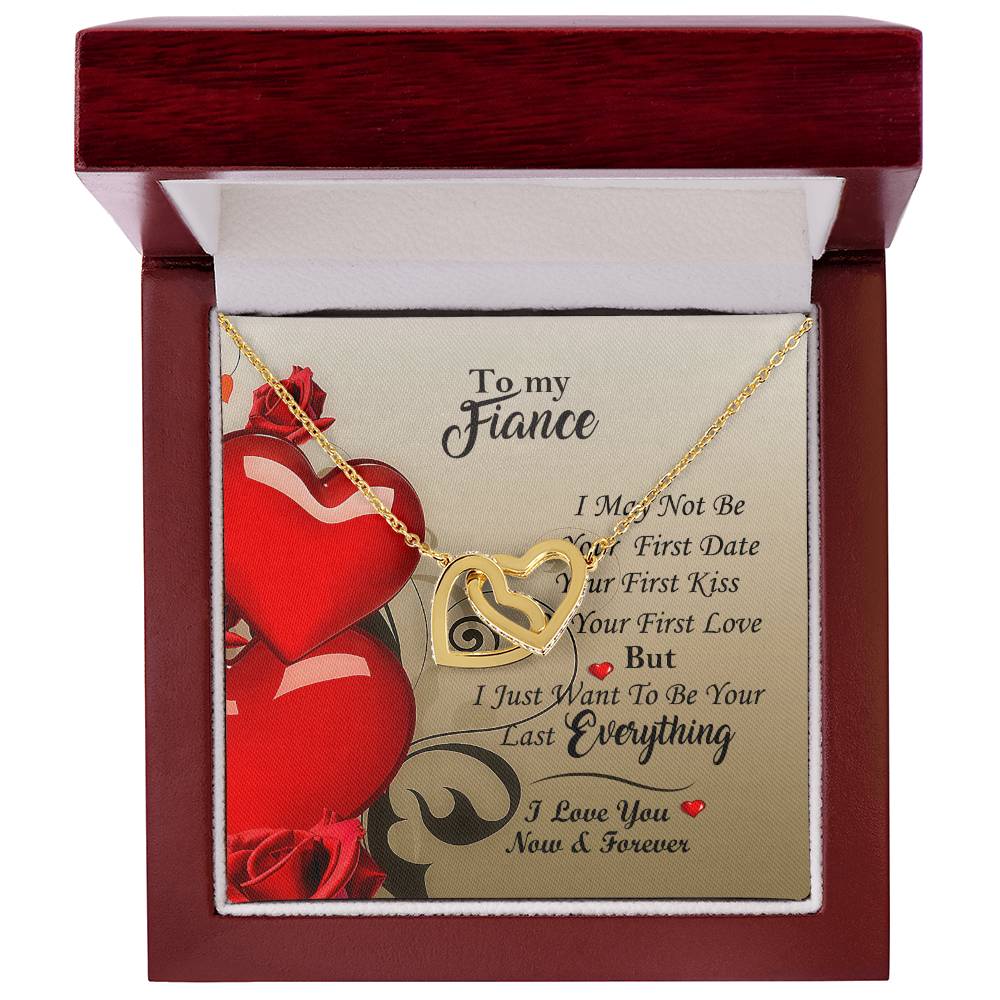All Yours Necklace For Fiance Interlocking Hearts Necklace