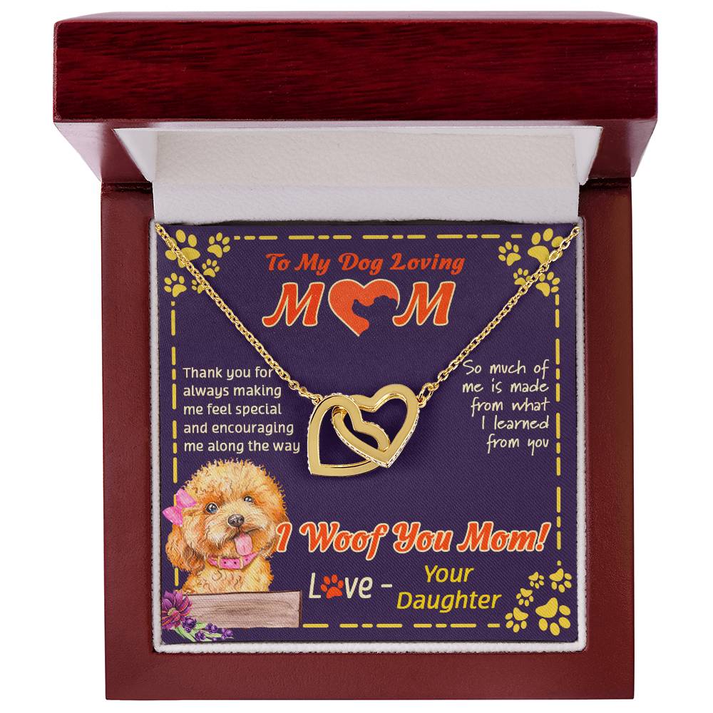 To My Mom - You Are Special - Necklace Interlocking Hearts Necklace