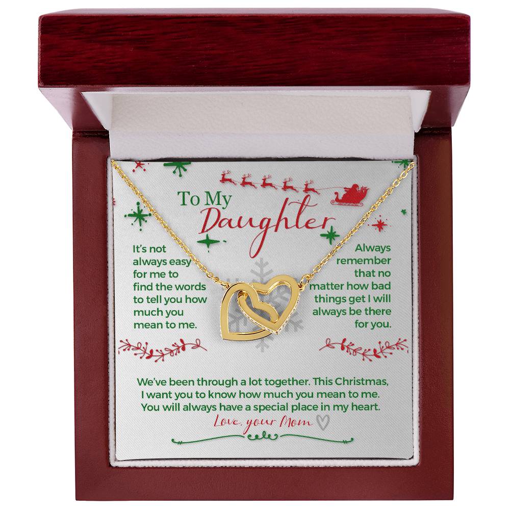 This Christmas I Want You To Know. - Interlocking Hearts Necklace