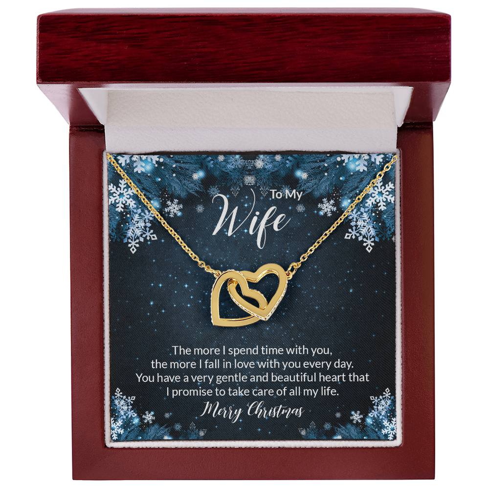 Interlocking Hearts Christmas Gift To Wife Anniversary Gift Wife Anniversary Gift Anniversary Jewelry Anniversary Necklace Girlfriend Interlocking Hearts Necklace