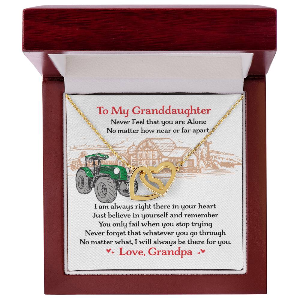 Farmer'S Granddaughter - Interlocking Heart Necklace Interlocking Hearts Necklace