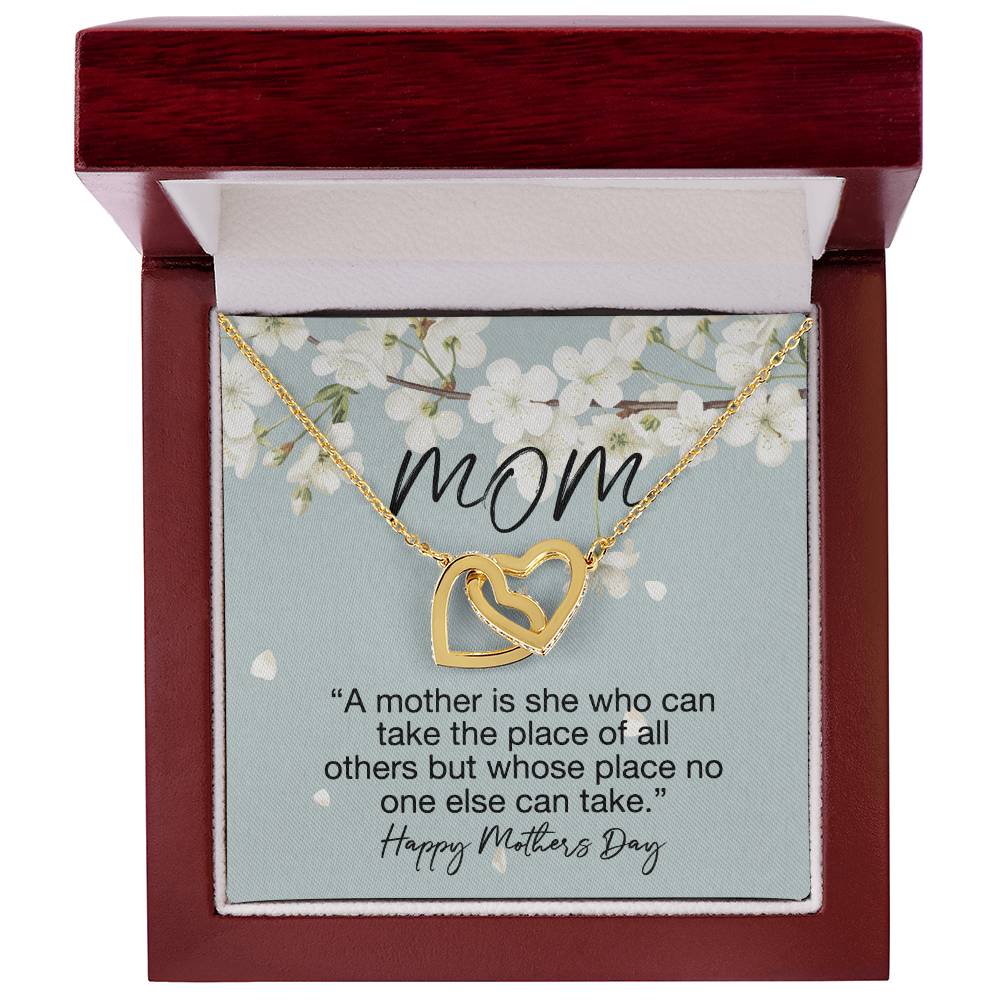 Gift For Mom From Daughter On Mother'S Day Gift For Mom On Mothers Day 2021 Gift Guide For Mom Gift Ideas For Mom Interlocking Hearts Necklace