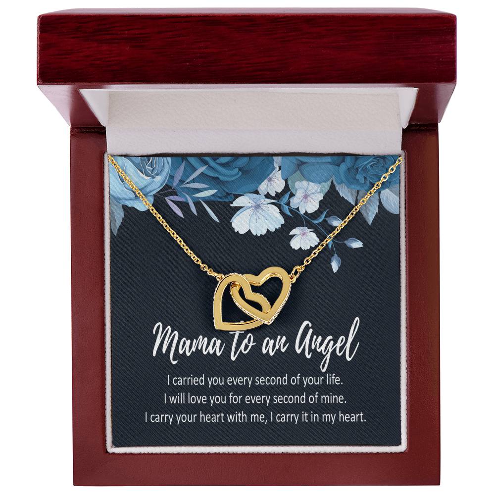 Miscarriage Necklace Gift For Moms Interlocking Hearts Necklace