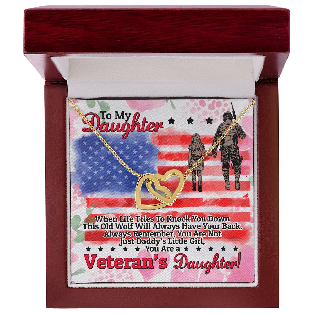 Veteran'S Daughter - Interlocking Heart Necklace Interlocking Hearts Necklace