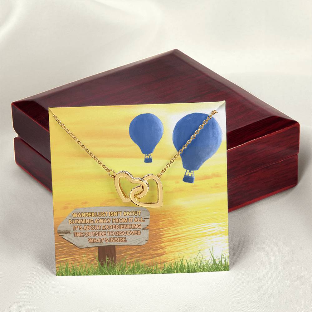 To My Boyfriend'S Mom Necklace Mother In Law Jewelry Gift For Christmas Birthday & Mother'S Day Message Card To Boyfriend Mother Interlocking Hearts Necklace