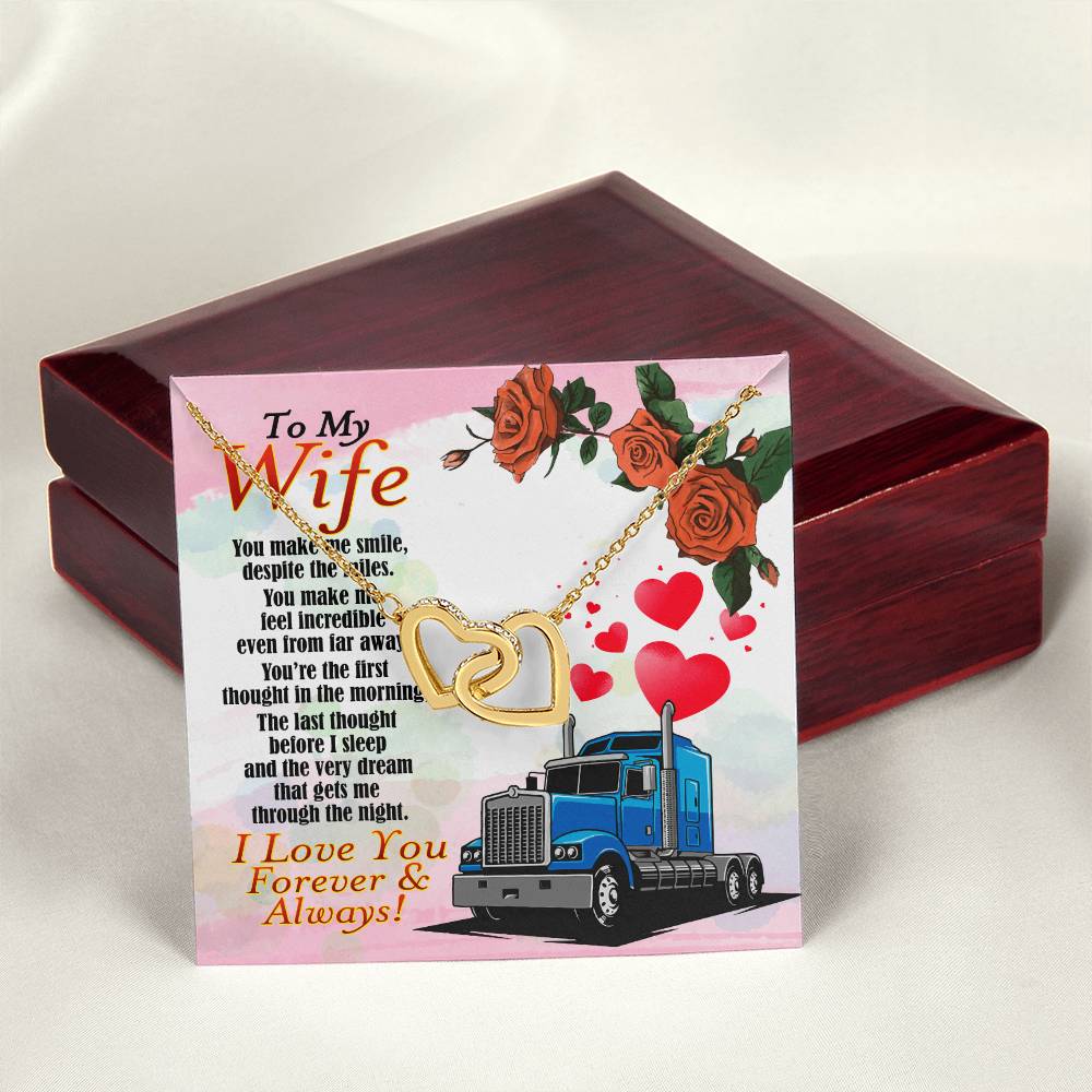 Trucker'S Wife - Interlocking Heart Necklace Interlocking Hearts Necklace