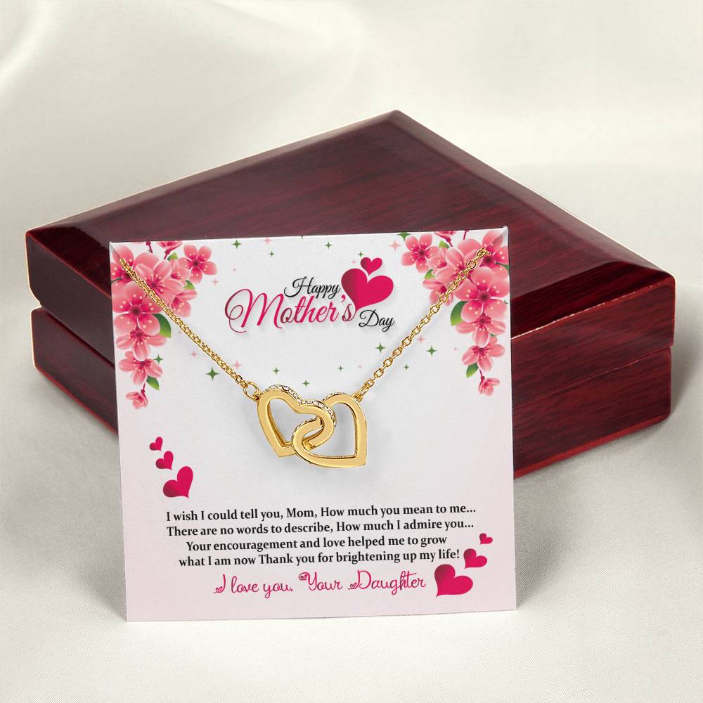 Interlocked Heart Neckless - Mother'S Day Interlocking Hearts Necklace