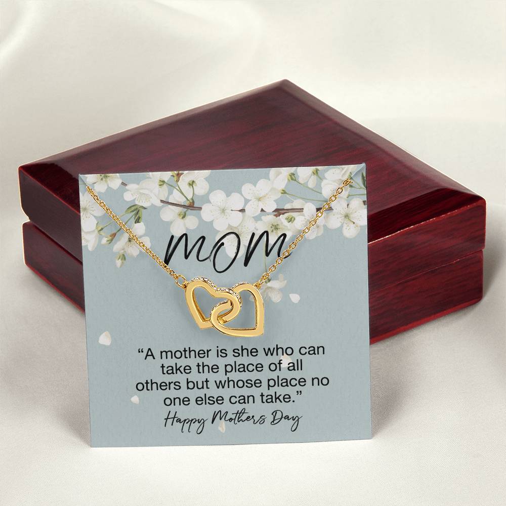 Gift For Mom From Daughter On Mother'S Day Gift For Mom On Mothers Day 2021 Gift Guide For Mom Gift Ideas For Mom Interlocking Hearts Necklace