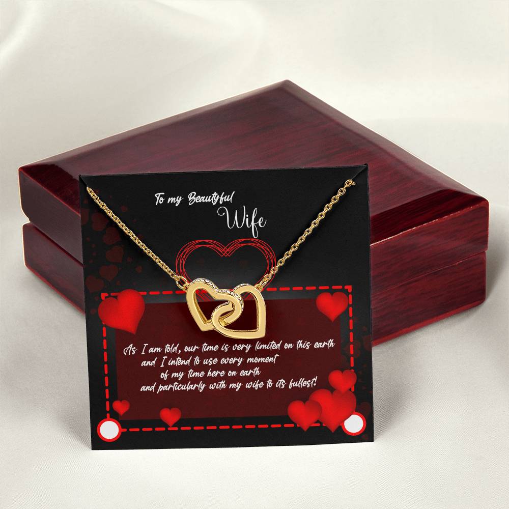 Best Gift For Her Best Necklace For Wife Best Valentine Gift For Wife Anniversary Necklace Interlocking Hearts Necklace