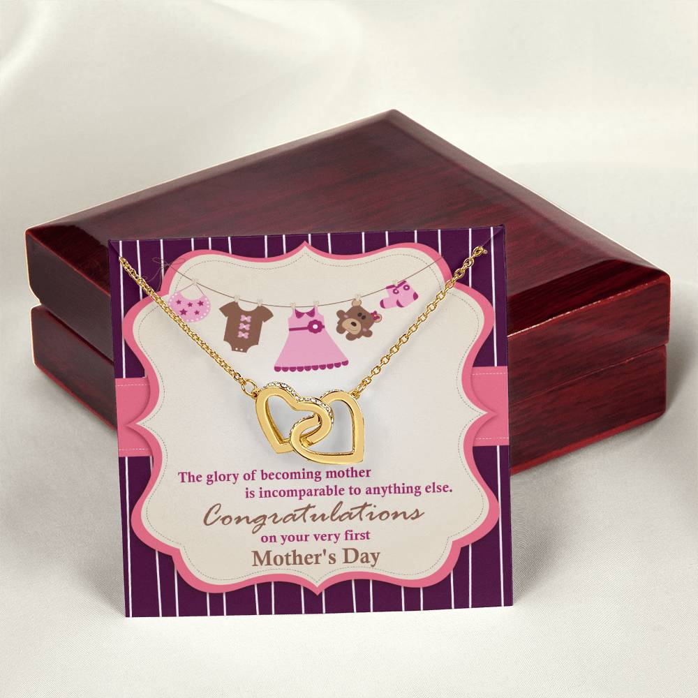 Interlocked Hearts - Mother'S Day Interlocking Hearts Necklace