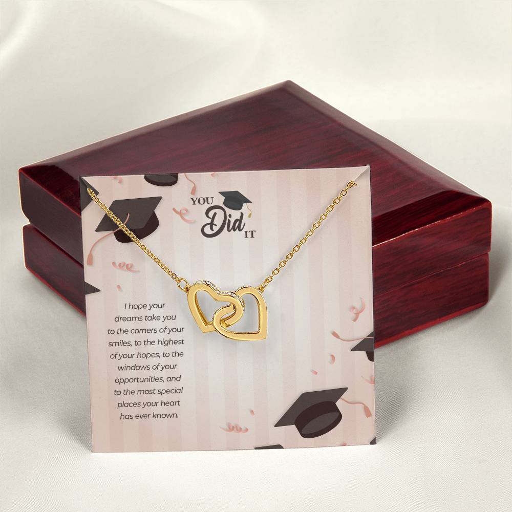 Taking You To Your Dreams - Interlocking Hearts Necklace