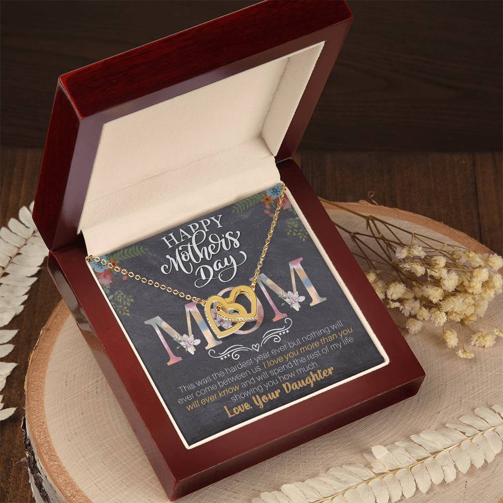 Best Mother'S Day Interlock Necklace Interlocking Hearts Necklace