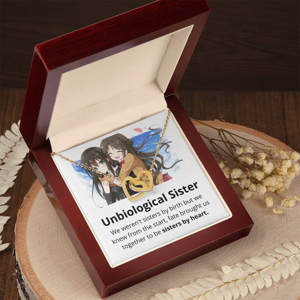 Sisters By Heart - Necklace Interlocking Hearts Necklace