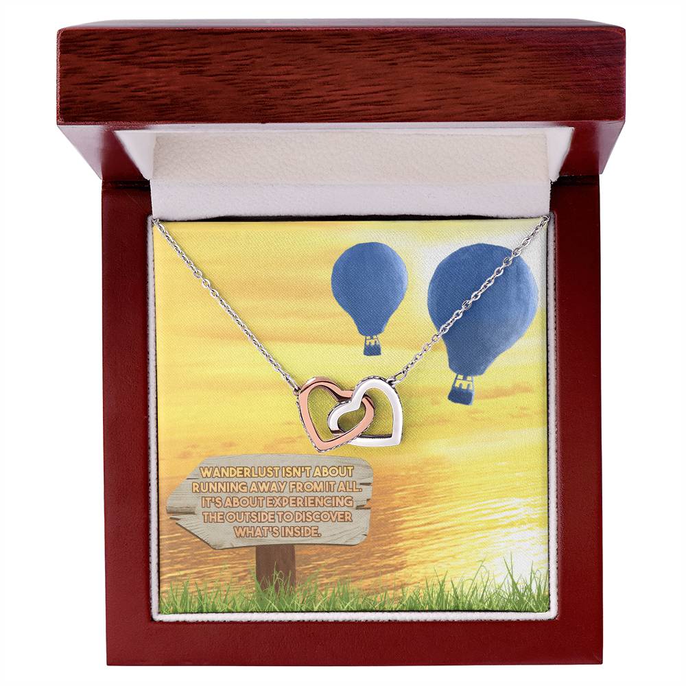 To My Boyfriend'S Mom Necklace Mother In Law Jewelry Gift For Christmas Birthday & Mother'S Day Message Card To Boyfriend Mother Interlocking Hearts Necklace