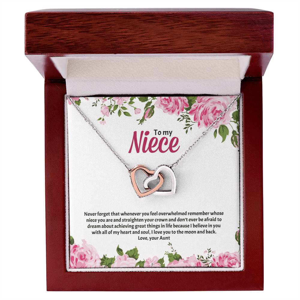 Interlocking Heart Necklace For Niece Interlocking Hearts Necklace