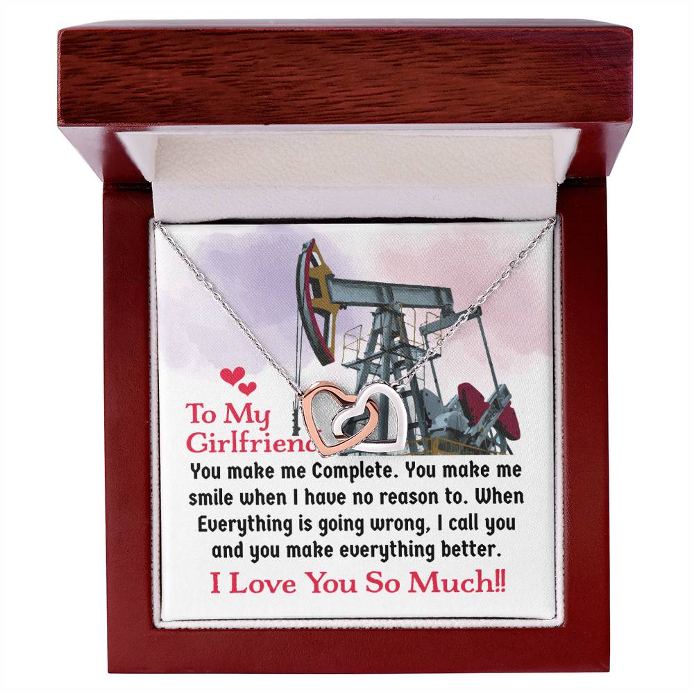 Oilfield Man'S Girlfriend - Interlocking Heart Necklace Interlocking Hearts Necklace