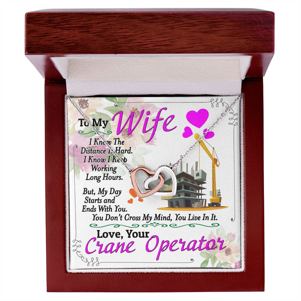 Crane Operator'S Wife - Interlocking Heart Necklace Interlocking Hearts Necklace