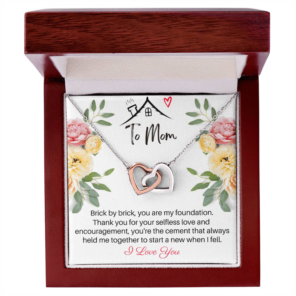 Perfect Necklace For Mom On Any Occasion Interlocking Hearts Necklace