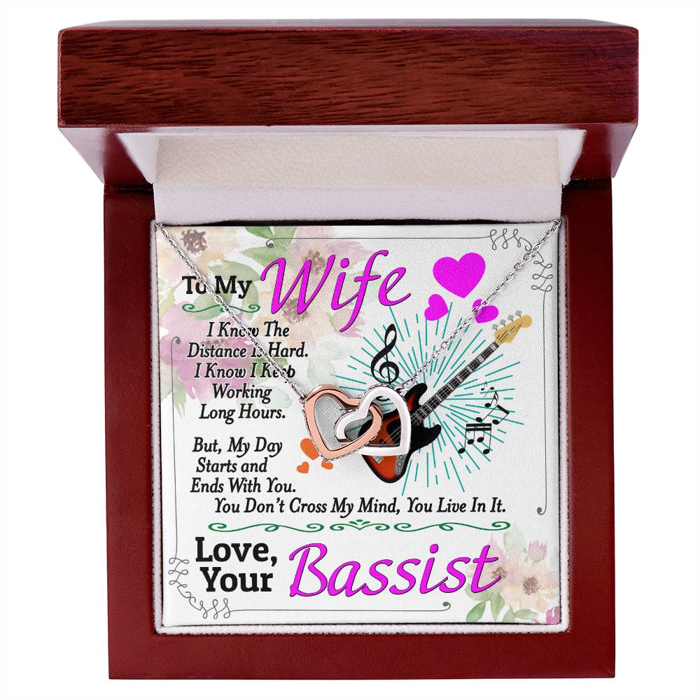 Bassist'S Wife - Interlocking Heart Necklace Interlocking Hearts Necklace