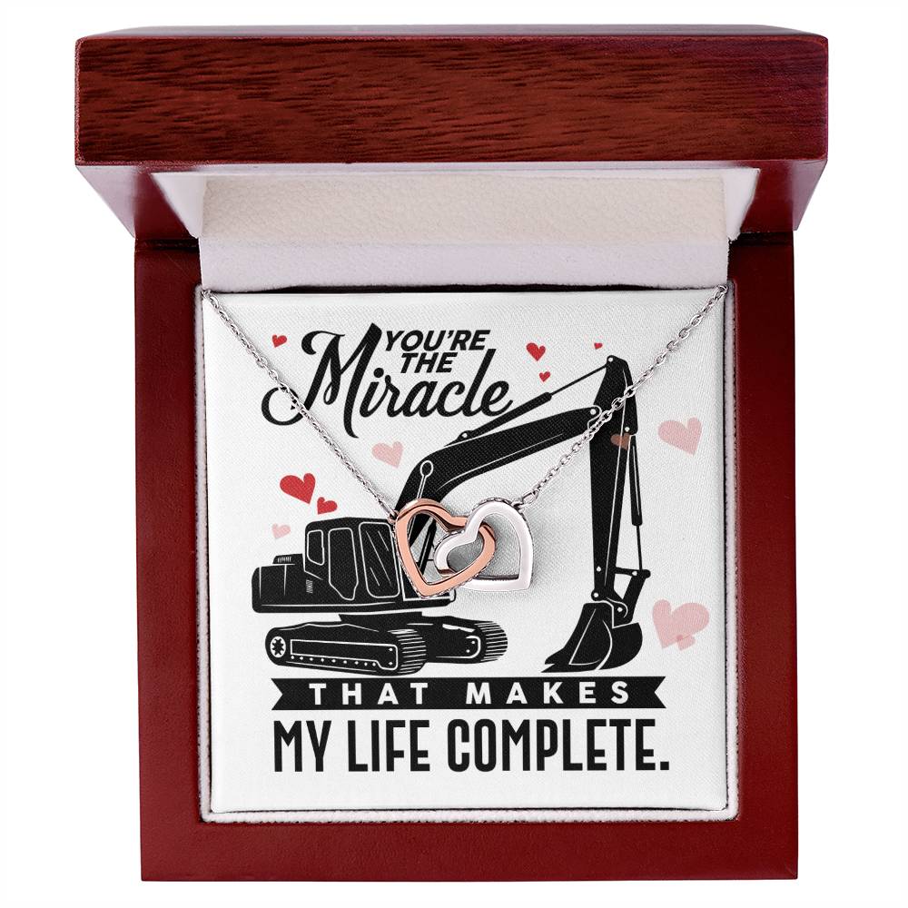 Heo'S Girlfriend- Interlocking Heart Necklace Interlocking Hearts Necklace