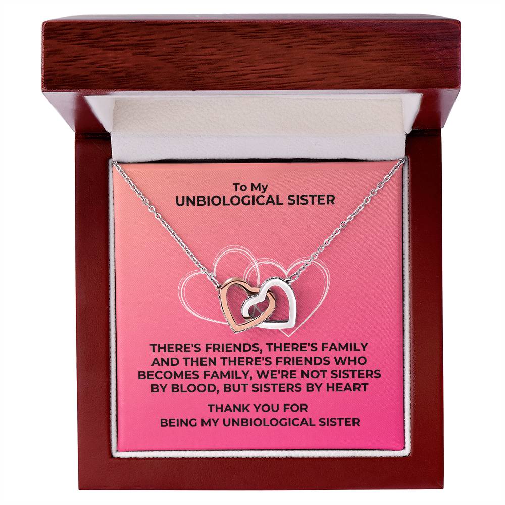 Unbiological Sister - Interlocking Hearts Interlocking Hearts Necklace