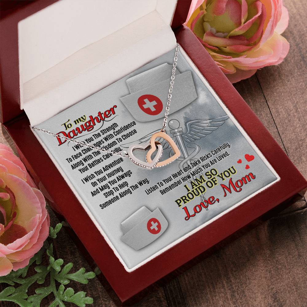 Nurse'S Daughter - Interlocking Heart Necklace Interlocking Hearts Necklace