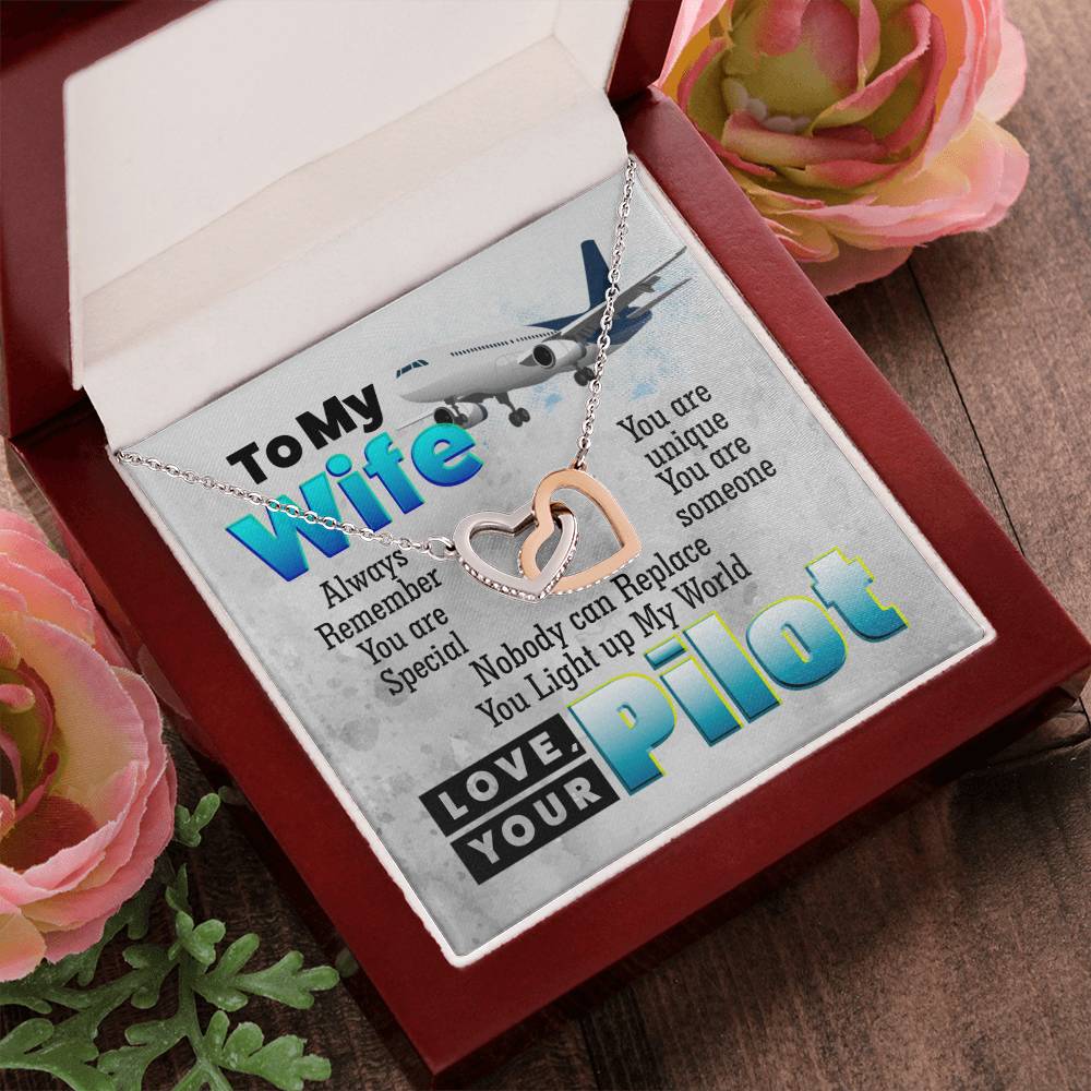 Pilot'S Wife - Interlocking Heart Necklace Interlocking Hearts Necklace