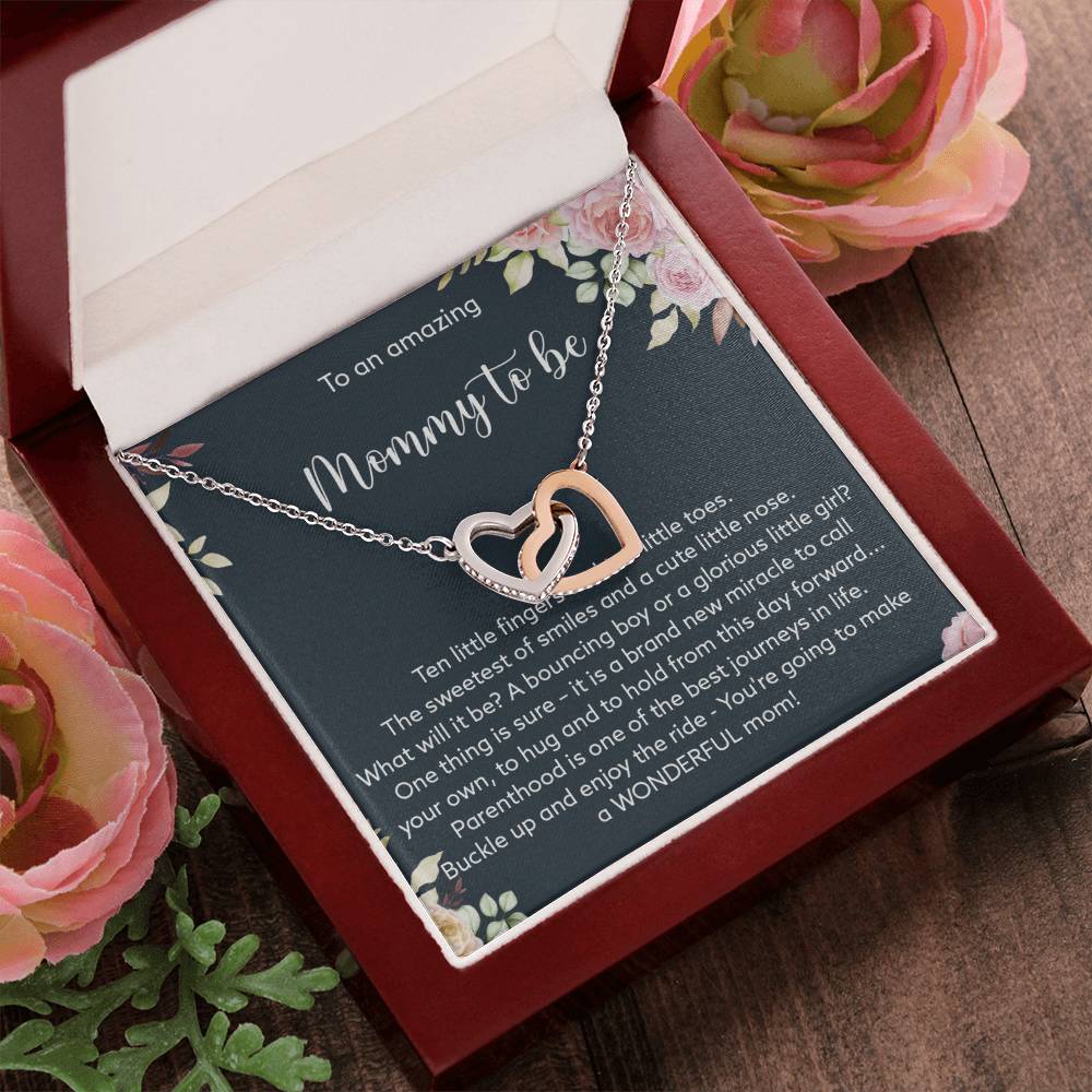 A Wonderful Mom - Interlocked Hearts Interlocking Hearts Necklace