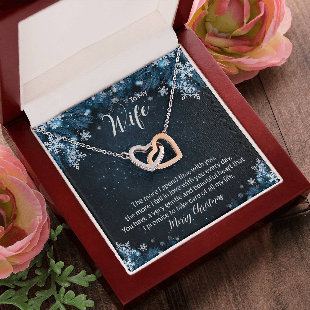 Interlocking Hearts Christmas Gift To Wife Anniversary Gift Wife Anniversary Gift Anniversary Jewelry Anniversary Necklace Girlfriend Interlocking Hearts Necklace