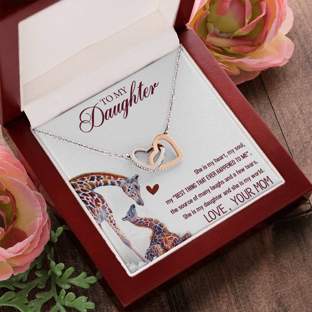 TOC058~1 Interlocking Hearts Necklace