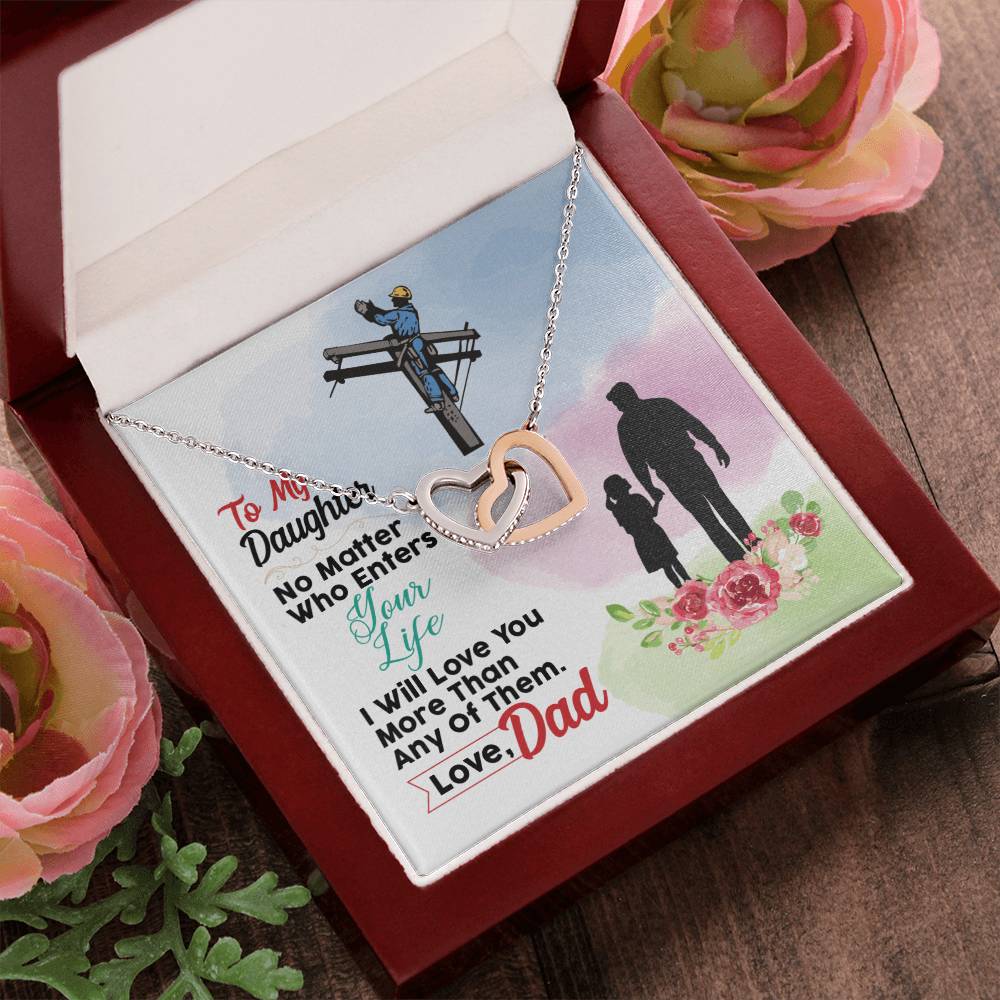 Lineman'S Daughter - Interlocking Heart Necklace Interlocking Hearts Necklace